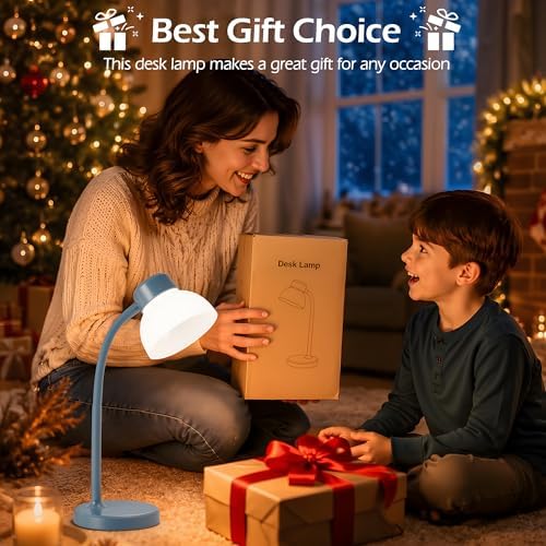 Desk Lamps for Home Office,Small LED Reading Lamp,5000K Eye-Care Desk Light
