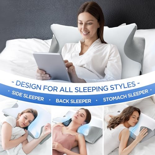 Ergonomic Cervical Neck Pillow for Neck Pain Relief
