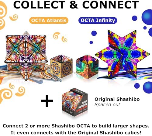 Shashibo OCTA Magnetic Puzzle Toy, Stress Relief Fidget Toy