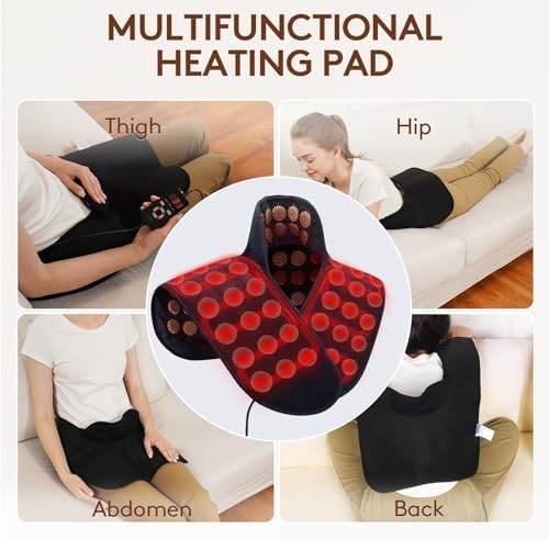 UTK Far Infrared Heating Pad for Neck and Shoulder and Back Pain Relief
