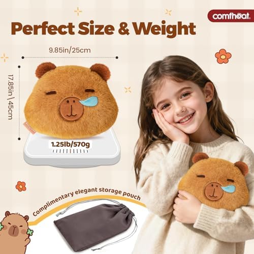 Capybara Microwave Heating Pad for Pain Relief, Moist Heat Pack