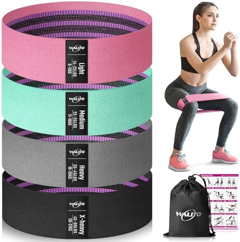 Fabric Resistance Bands for Working Out, Exercise Bands for Glutes and Legs