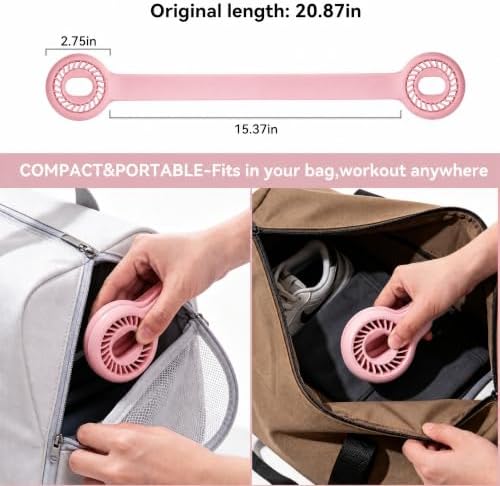 Resistance Band for Women, Silicone Shoulder Opener Back Stretcher,Stretch Bands for Exercise, Pull Exerciser for Posture Correction, Hand Grip Strengthener for Home Gym Office Travel