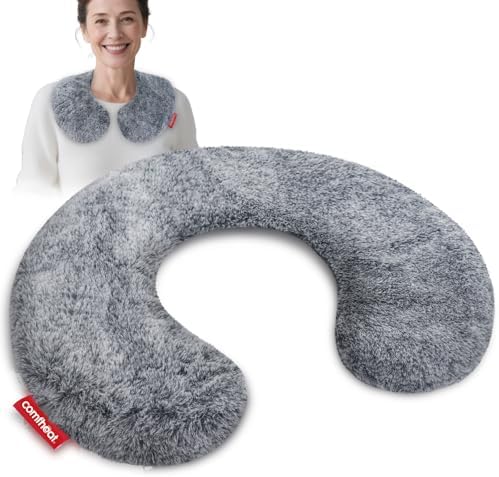 Lavender Microwave Neck Pillow, Heatable Neck Wrap for Pain Relief