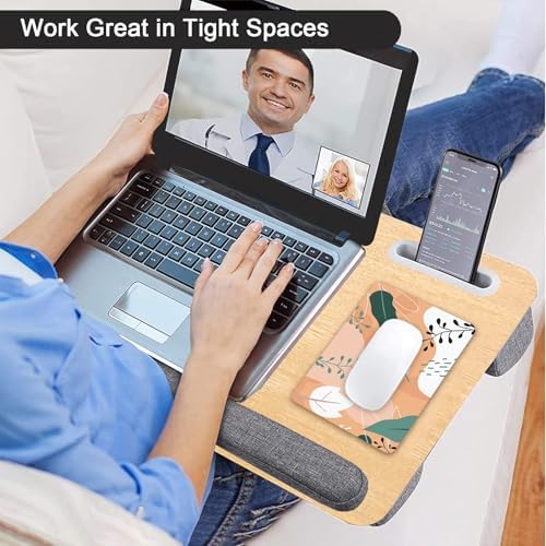 Small Mouse Pad, Mini Mouse Pad 6 X 8 Inch with Non-Slip Rubber Base for Keyboard Tray Laptops Wireless Mouse Home Office Travel, Washable & Portable (Summer)