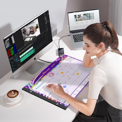 Large Desk Calendar 2026-2027,Jan 2026-Jun 2027,Gannyfer 18-Month Calendar