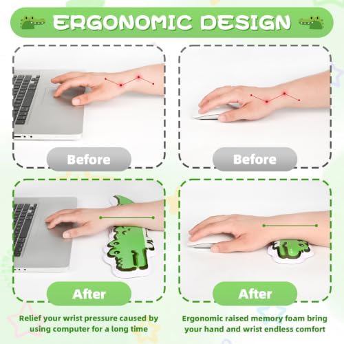 Keyboard Wrist Rest and Mouse Pad Set, Wrist Rest for Keyboard and Mouse