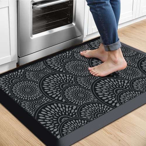 Mattitude 4/5 Inch Kitchen Mat, Waterproof Non-Slip Standing Mats and Rugs