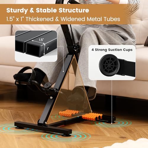 Pedal Exerciser Bike for Seniors, Hand Arm Leg Knee Physical Therapy Exercise Bike with Monitor
