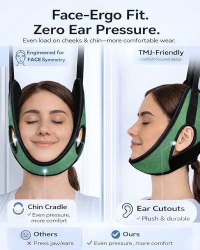 Upgraded Over-the-Door Cervical Neck Traction Device – Portable Adjustable Neck Stretcher for Neck Pain Relief, Spine Alignment & Posture Correction, Home Physical Therapy Kit, 330 lbs Support(Green)