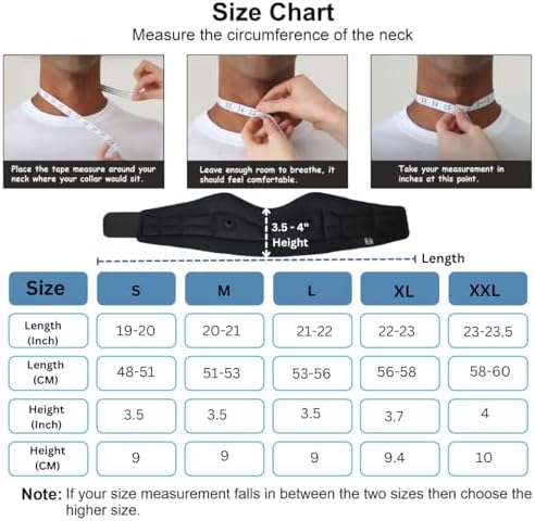 Wonder Care Neck Brace for Sleeping Cervical Collar Adjustable Neck Support Brace Relief Cervical Spine Pressure Ideal for Travel, Office Workers & Neck Injury Recovery, X-Large