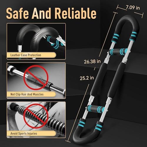 Twister Arm Trainer 70-110lbs Adjustable Chest Workout Equipment for Home Gym Portable Chest Trainer for Men & Women Arm Chest and Shoulder Strength Training Fitness Tool