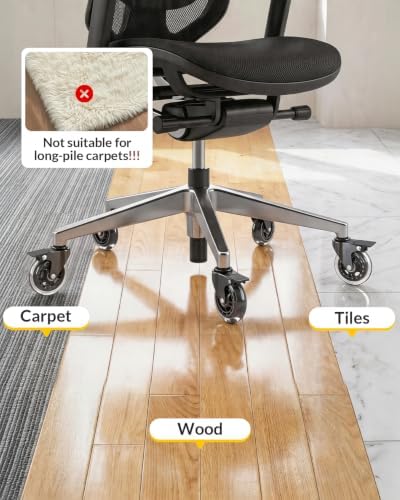 HOLKIE Office Chair Wheels Roller Blade Casters with Brake