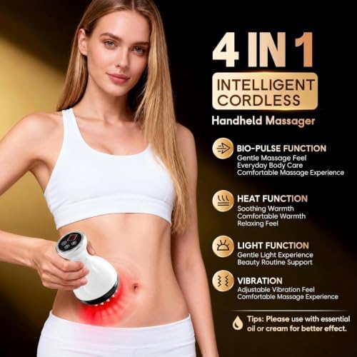 Red Light Lymphatic Drainage Massager Anti Cellulite Massage Tool