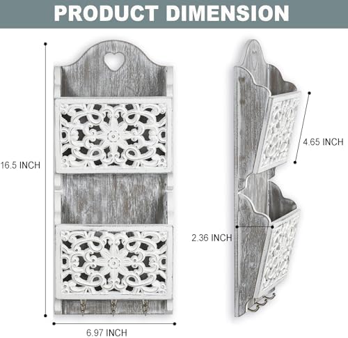 Key and Mail Holder for Wall Mail Holder for Wall