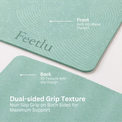 Extra Thick 12mm Exercise Mat, 74" x 26", Non-Slip with a Yoga Strap