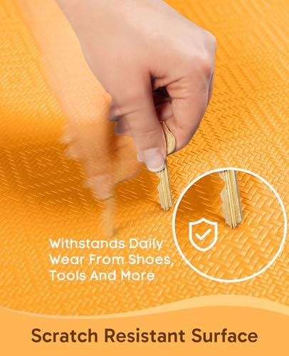 Ophanie Kitchen mats for Floor, 3/4 inch Thick, Kitchen Rugs, 20x48 Anti Fatigue Standing Cushioned Mat,Waterproof,Comfort Ergonomic mat for Office, Home,Sink with 99+ Pairs of Anti-Slip Bottom Ridges
