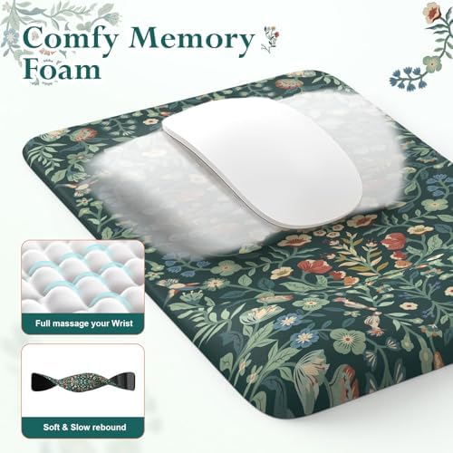 iLeadon Ergonomic Mouse Pad Set with Wrist Rest Non-Slip Desk Mat Set
