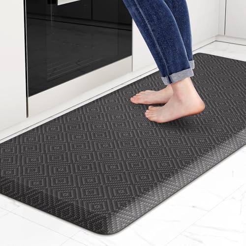 Anti-Fatigue Kitchen Mats for Floor Standing and Comfort Desk Mats 17"x39"