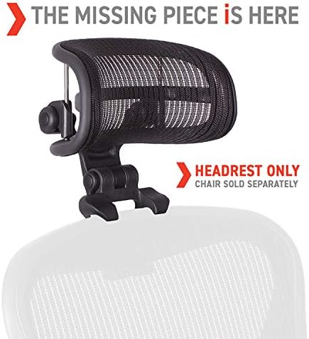 Engineered Now The Original Headrest for The Herman Miller Aeron Chair Headrest ONLY - Chair Not Included (H3 for Remastered, Graphite)