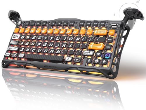 GravaStar Mercury K1 Pro 75% Wireless Mechanical Gaming Keyboard, Hot-Swap