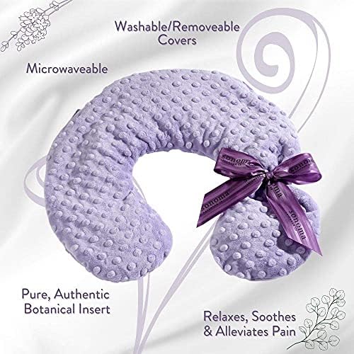 Sonoma Lavender Luxury Lavender Neck Pillow, Lilac Dot