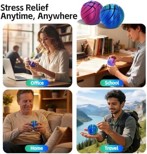 Morphslime Ball, 3D Printed Twisted Sphere Stress Relief Ball Fidget Toys