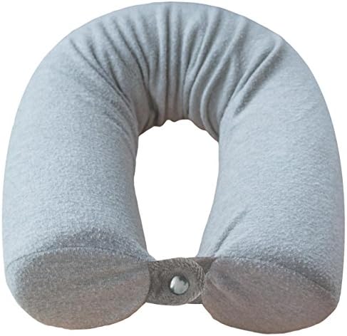 Dot&Dot Twist Memory Foam Kids Travel Pillow for Airplanes - Neck Pillows for Travel, Sleeping - Airplane Pillow for Neck Support, Chin, Lumbar, Leg - Adjustable Neck Pillow for Car Seat