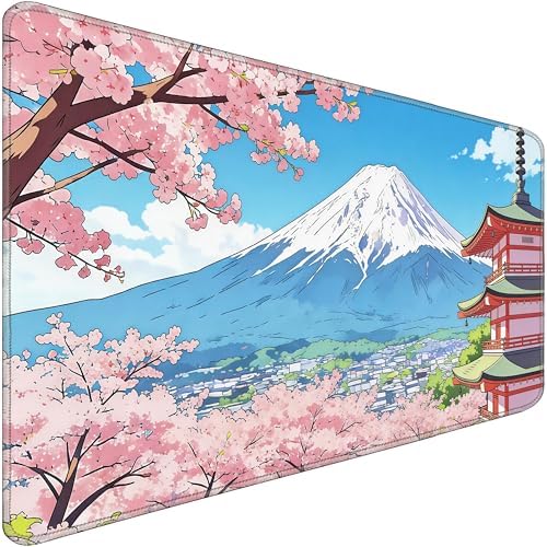 Waterproof Desk Mat 31.5x15.7 Inch - Extra Large Mouse Pad, Building