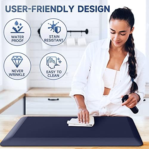 4/5 Inch Thick Kitchen Mats for Floor, StepRite Kitchen Rug for Standing