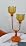 Lightdot Flower Orange Table Lamp Vintage Lamp 2 Bulbs Included Dimmable