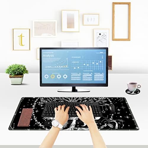 ToLuLu Extended Gaming Mouse Pad, Memory Foam Keyboard Mouse Wrist Rest