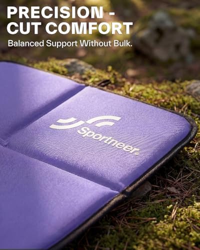 Sportneer Sitting Pad, Lightweight Waterproof Folding Seat Pad for Backpacking, 15.75'' x 15.75'' Portable Camping Seat Mat for Hiking, Picnics & Outdoor Use