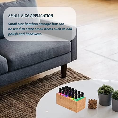 PRATIQUE Bamboo Drawer Organizer - Kitchen Utensil Organizer Silverware Tray Cutlery Holder，Office Desk Supplies and Accessories (8.9x3x2.6 inch)