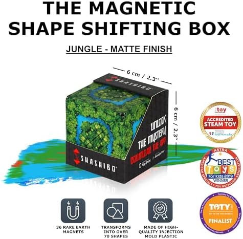Shashibo DODECA Magnetic Puzzle Cube, Stress Relief Fidget Toy