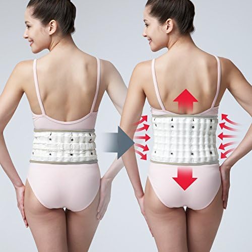 DDS, Inc. 300 Back Decompression Belt – Pneumatic Lumbar Decompression Belt for Women and Men, Lower Back Brace for Work, Lifting, and Daily Support – Adjustable Air Lumbar Traction Device (7XL)