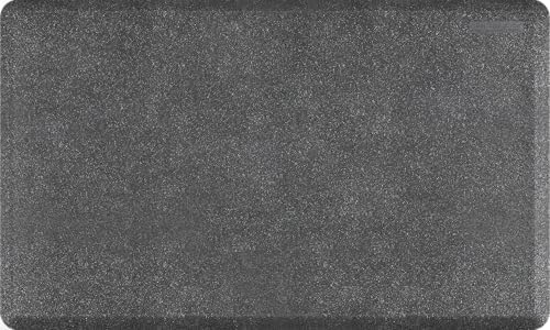 WellnessMats Granite Collection Anti-Fatigue Floor Mat, Polyurethane – Ergonomic Support Pad for Home, Kitchen, Garage, Office Standing Desk – Water Resistant - Made in USA