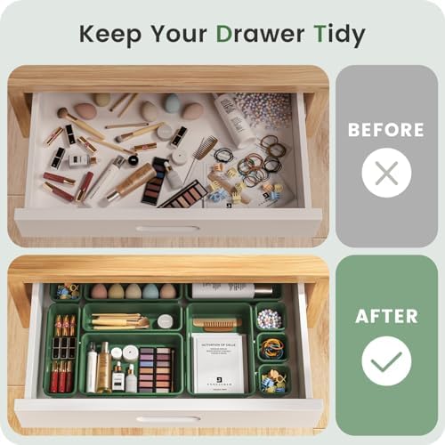 A-LuGei 【𝟓 𝐒𝐈𝐙𝐄 Tool Box Organizer Tray Divider Set Drawer Organizer