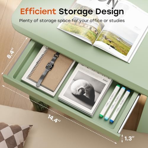 Small Mobile Standing Desk with Drawer, 23.6" x 19.7" Top