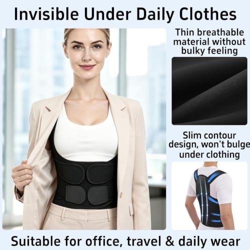 Posture Corrector for Women Men Back Brace Support Straightener Scoliosis