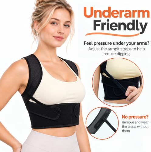 Posture Corrector for Women - Upper Back Brace for Hunchback