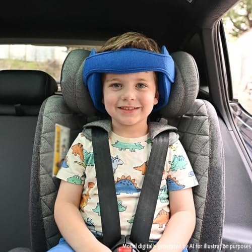 Adjustable Toddler Car Seat Head Support Band,Child and Baby Head Support