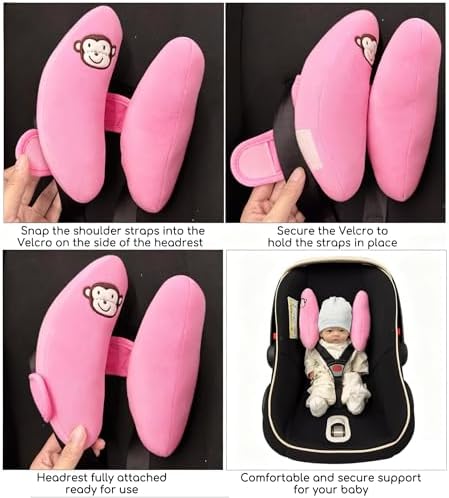 Baby Head Neck Support Pillow for Car Seat,Stroller,U-Shape Travel Pillow