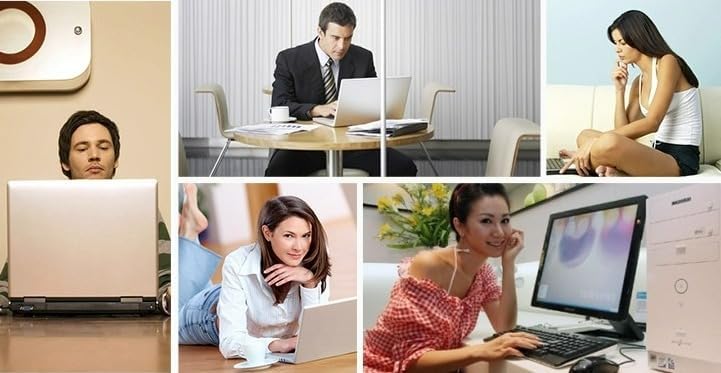 Ergonomic Chair Mount Keyboard Tray - Adjustable Laptop & Mouse Stand for Gaming & Workstation, Fits Round Bars up to 1.96 Inch Thickness (OK010W)