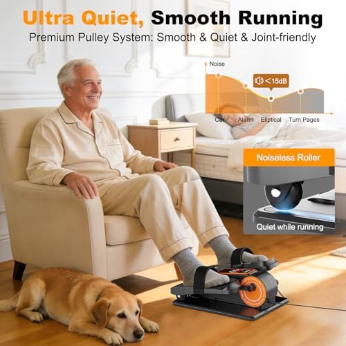 TDH Under Desk Elliptical Machine Leg Exerciser Electric