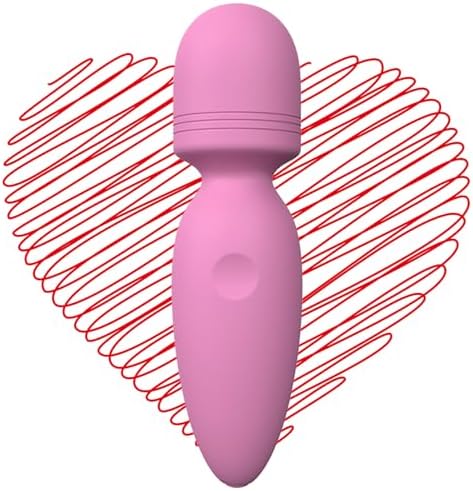 Mini Wand Massager,Small Cordless Hand-held Massager,Quiet,Rechargeable Personal for Neck Shoulder Back Body Massage[4.35 * 1.18 in]
