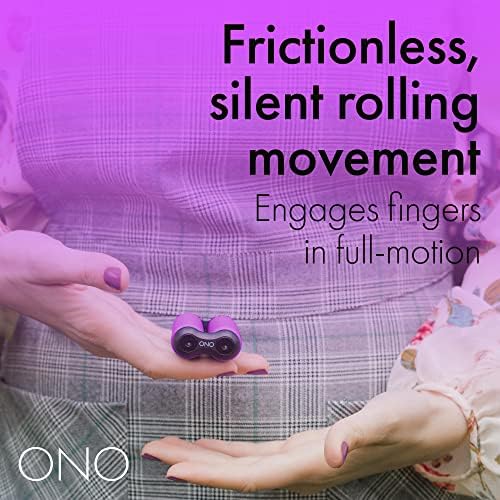 ONO Roller - Handheld Fidget Toy for Adults | Help Relieve Stress, Anxiety, Tension | Promotes Focus, Clarity | Compact, Portable Design (Purple, Junior Size - ABS Plastic)
