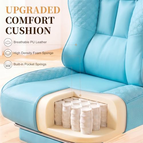 COMHOMA Big and Tall Gaming Chair with Footrest Ergonomic Office Chair