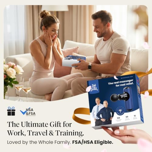BOB AND BRAD Q2 Mini Massage Gun, Pocket-Sized, Small, Travel Essential