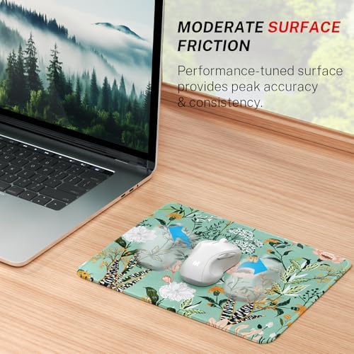 MROCO Essential Office & Gaming Mouse Pad, 8.5 x 11 Inch, Garden Whispers
